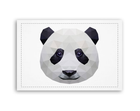 Fotoobraz 90x60 cm střední Panda