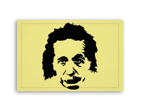 Fotoobraz 90x60 cm střední Einstein