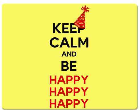 Podložka pod myš Keep calm and be happy