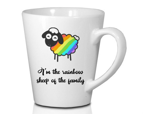 Hrnek Latte 325ml Rainbow sheep
