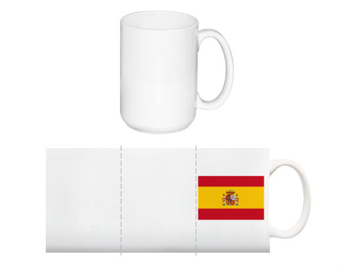 Hrnek MAX Španělská vlajka