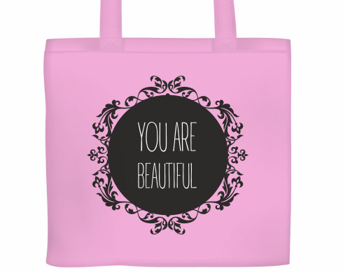 you are beautiful Plátěná nákupní taška - Bílá