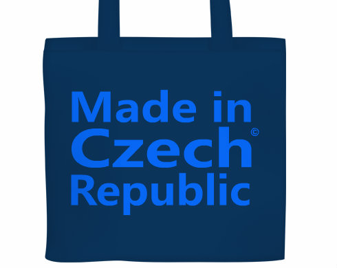 Made in Czech republic Plátěná nákupní taška - Bílá