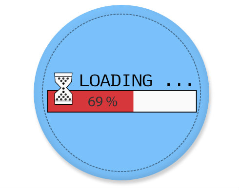 Loading 69% Placka - Bílá