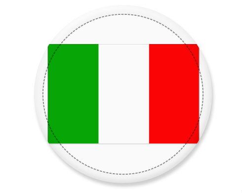 Itálie Placka - Bílá