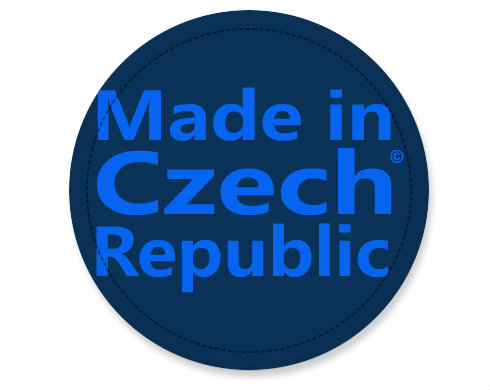 Made in Czech republic Placka - Bílá