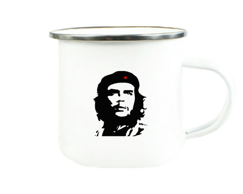 Che Guevara Plechový hrnek - Stříbrná lesklá