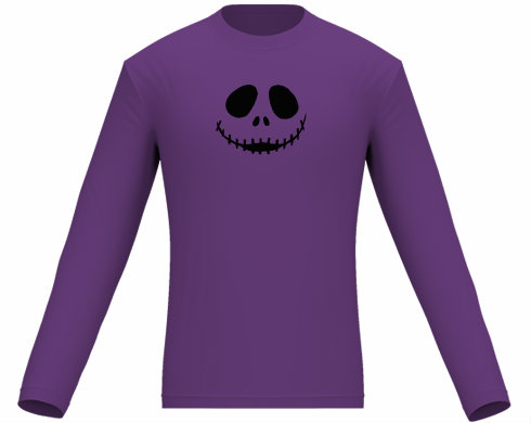 Burton Skull Pánské tričko dlouhý rukáv - černá