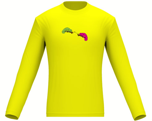 Chameleoni Pánské tričko dlouhý rukáv - černá
