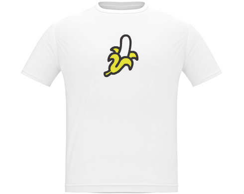 Banán Pánské tričko Classic - Bílá
