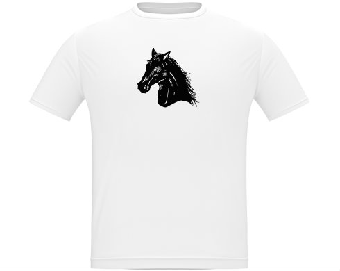 Kůň  Pánské tričko Classic - Bílá