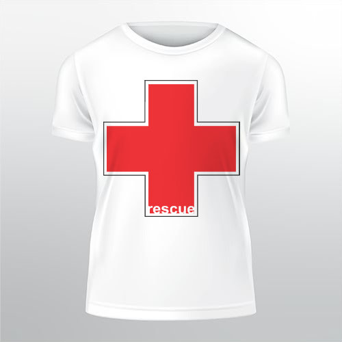 Rescue Pánské tričko Classic - Bílá
