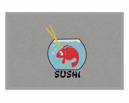 Sushi Rohožka - Bílá