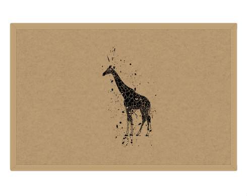 Žirafa Rohožka - Bílá