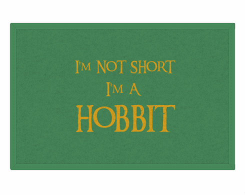 I′m Hobbit Rohožka - Bílá