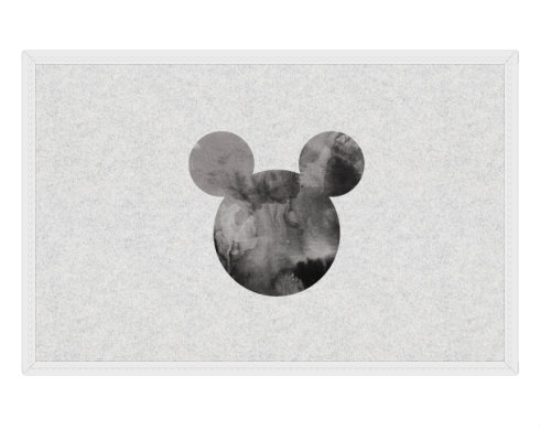 Mickey Mouse Rohožka - Bílá