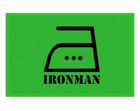 Ironman Rohožka - Bílá
