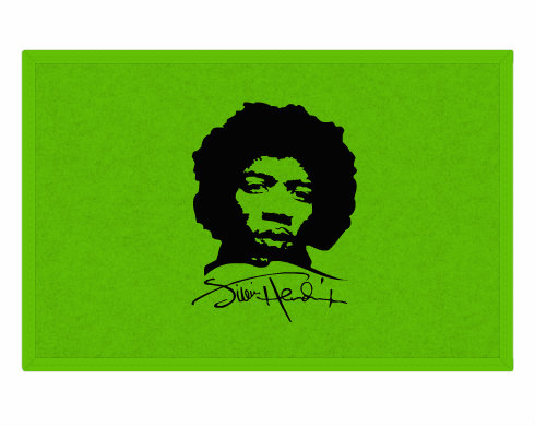 Jimi Hendrix Rohožka - Bílá