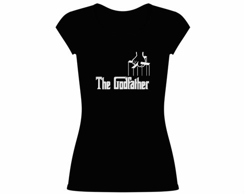 The Godfather - Kmotr Dámské tričko velký výstřih - Bílá