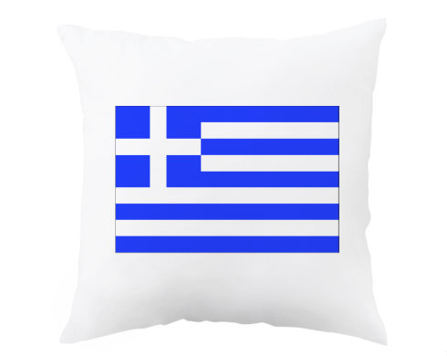 Řecko Polštář - bílá