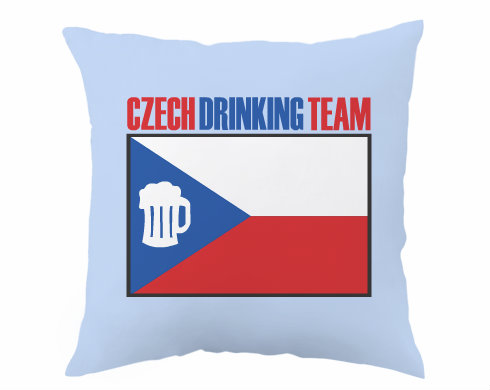 Czech drinking team Polštář - bílá