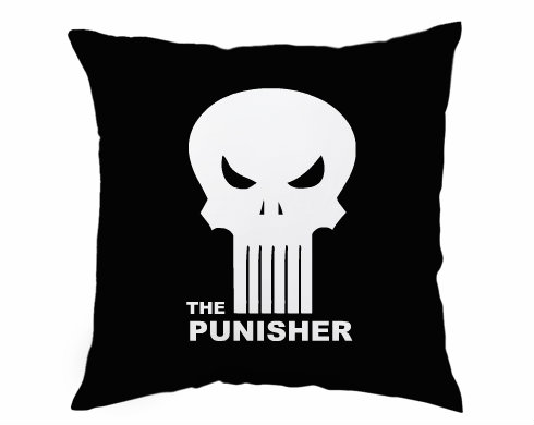 The Punisher Polštář - bílá