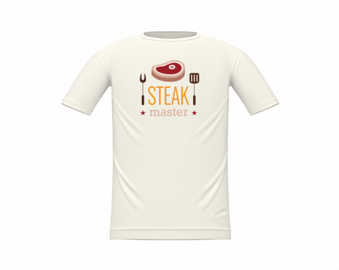 Steak master Dětské tričko - Bílá