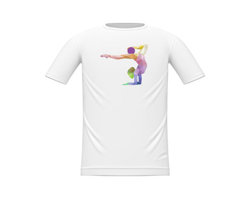 Gymnastika Dětské tričko - Bílá