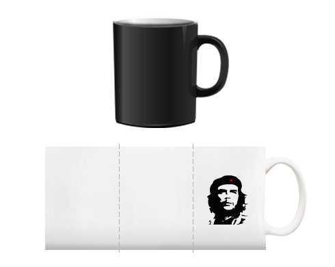 Che Guevara Magický hrnek - bílá