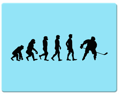 Evolution Hockey Podložka pod myš - Bílá