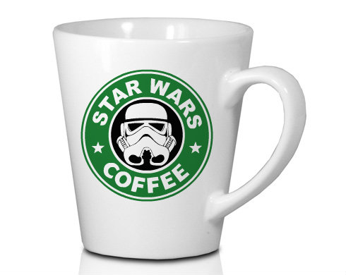 Starwars coffee Hrnek Latte 325ml - Bílá