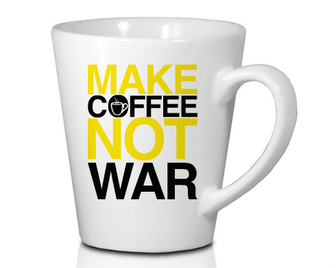 MAKE COFFEE Hrnek Latte 325ml - Bílá