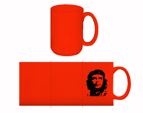 Che Guevara Hrnek MAX - Bílá