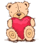 Medvídek srdce