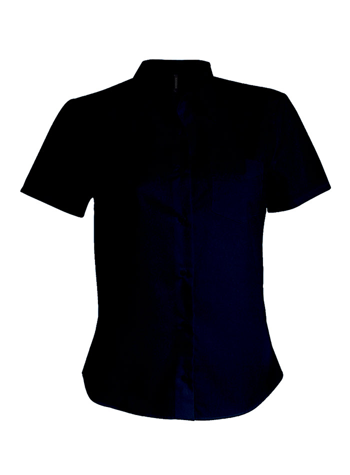 Košile s krátkým rukávem Kariban - Námořní modrá 3XL