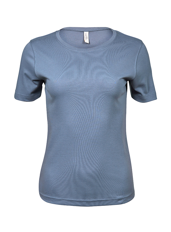 Silné bavlněné tričko Tee Jays Interlock - Šedomodrá L
