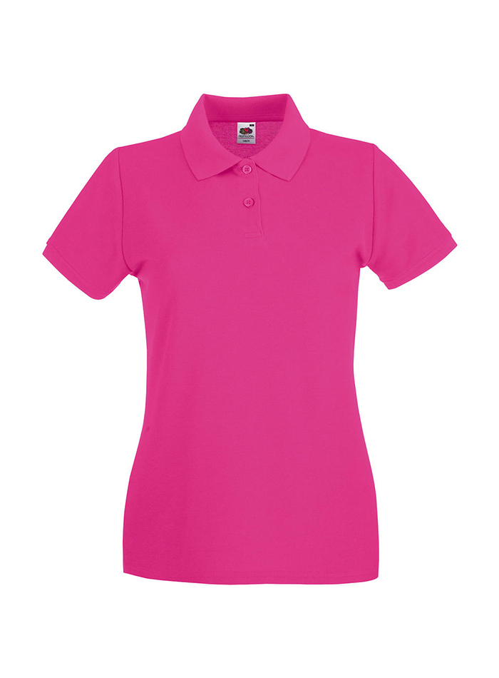 Dámská polokošile Fruit of the Loom Premium - Fuchsia L