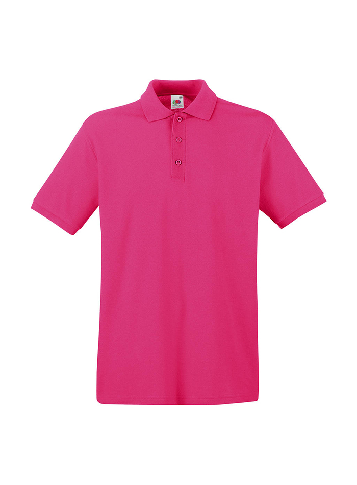 Pánská polokošile Fruit of the Loom Premium - Fuchsia S