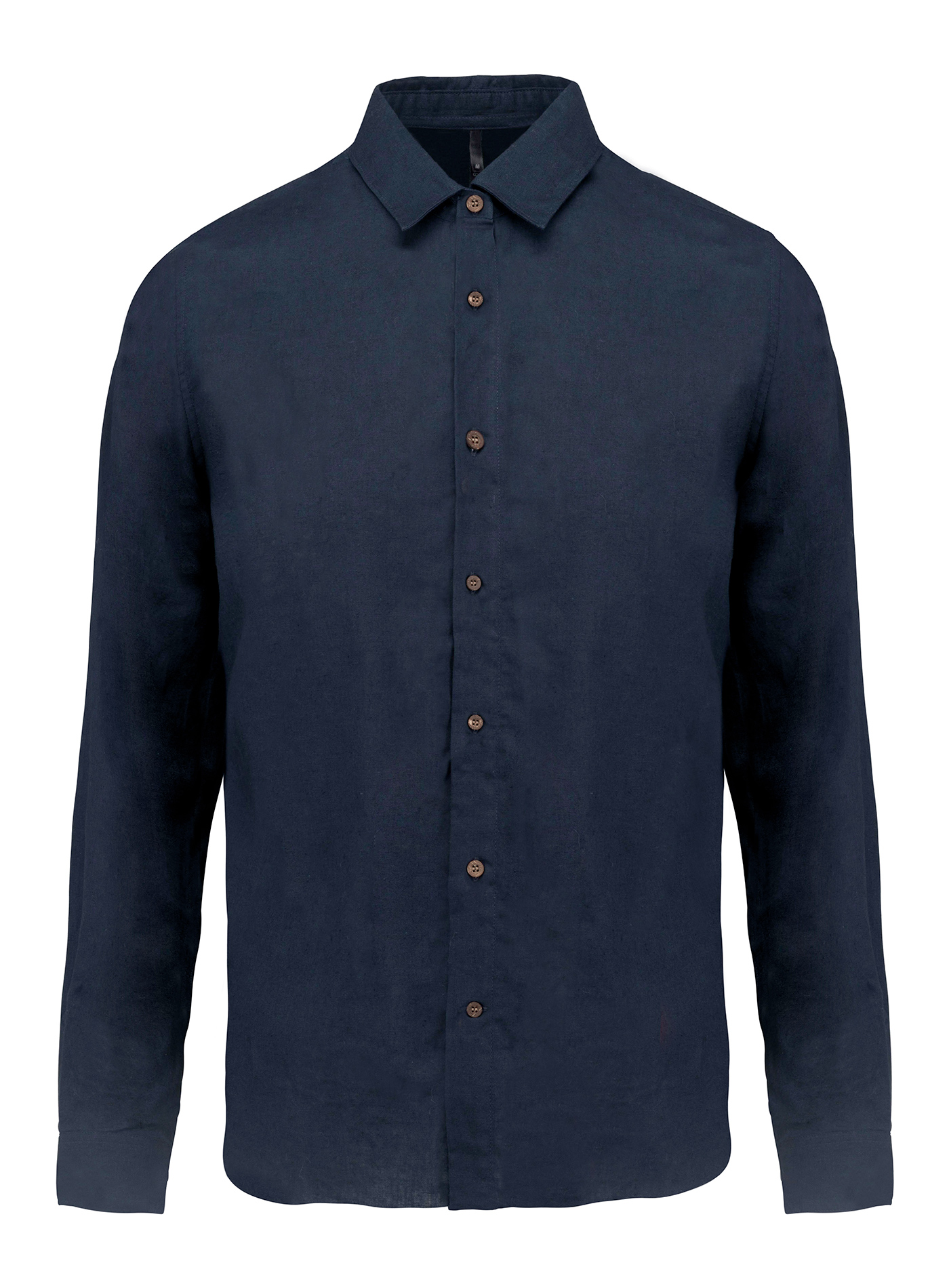 Pánská lněná košile Kariban - Cobalt blue/Navy XL