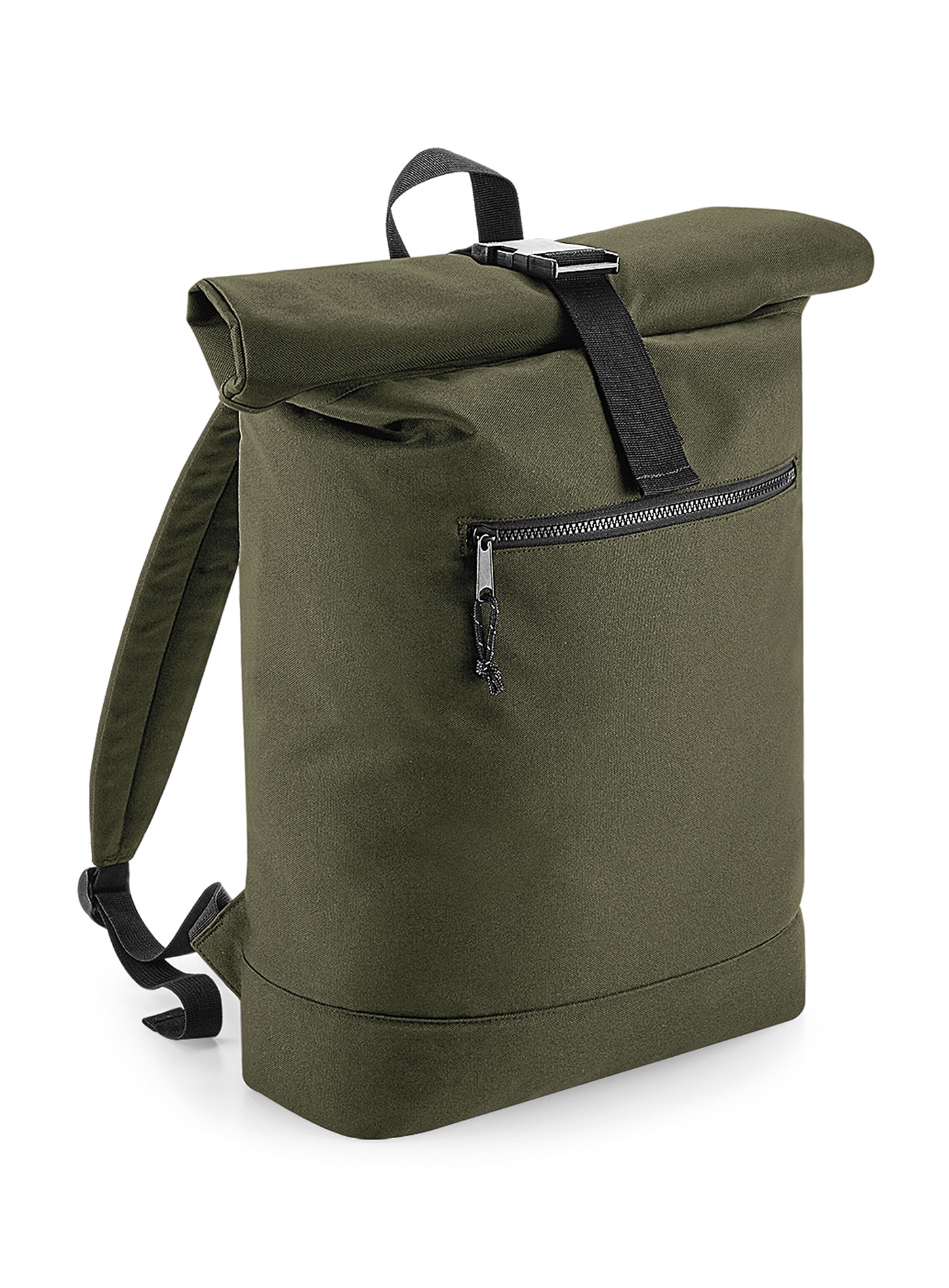 Batoh Bag Base Roll Top Recycled - Vojenská zelená univerzal