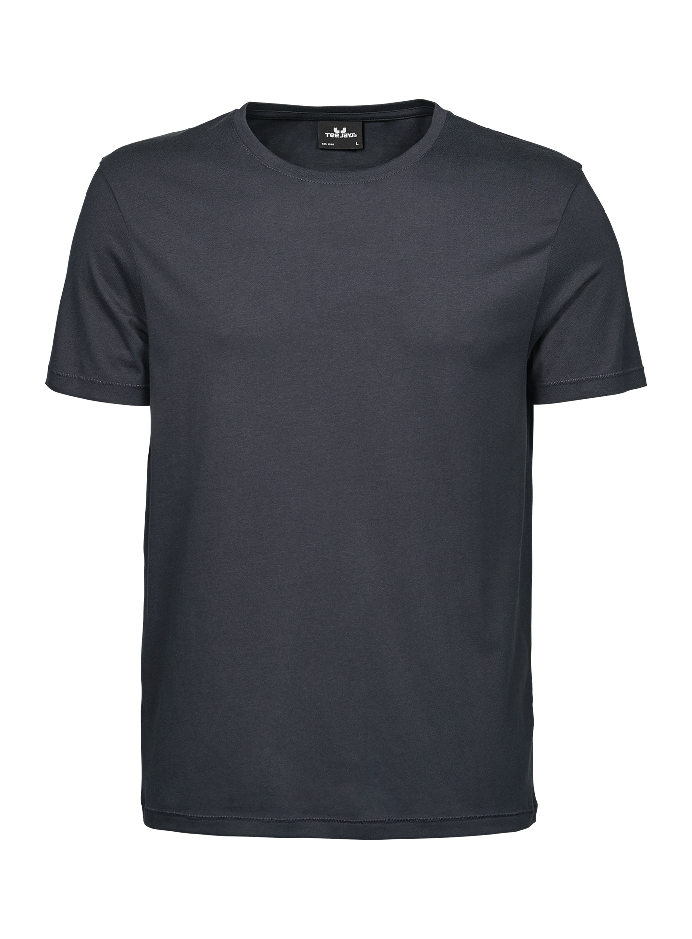 Pánské tričko Tee Jays Luxury - Tmavě šedohnědá XXL
