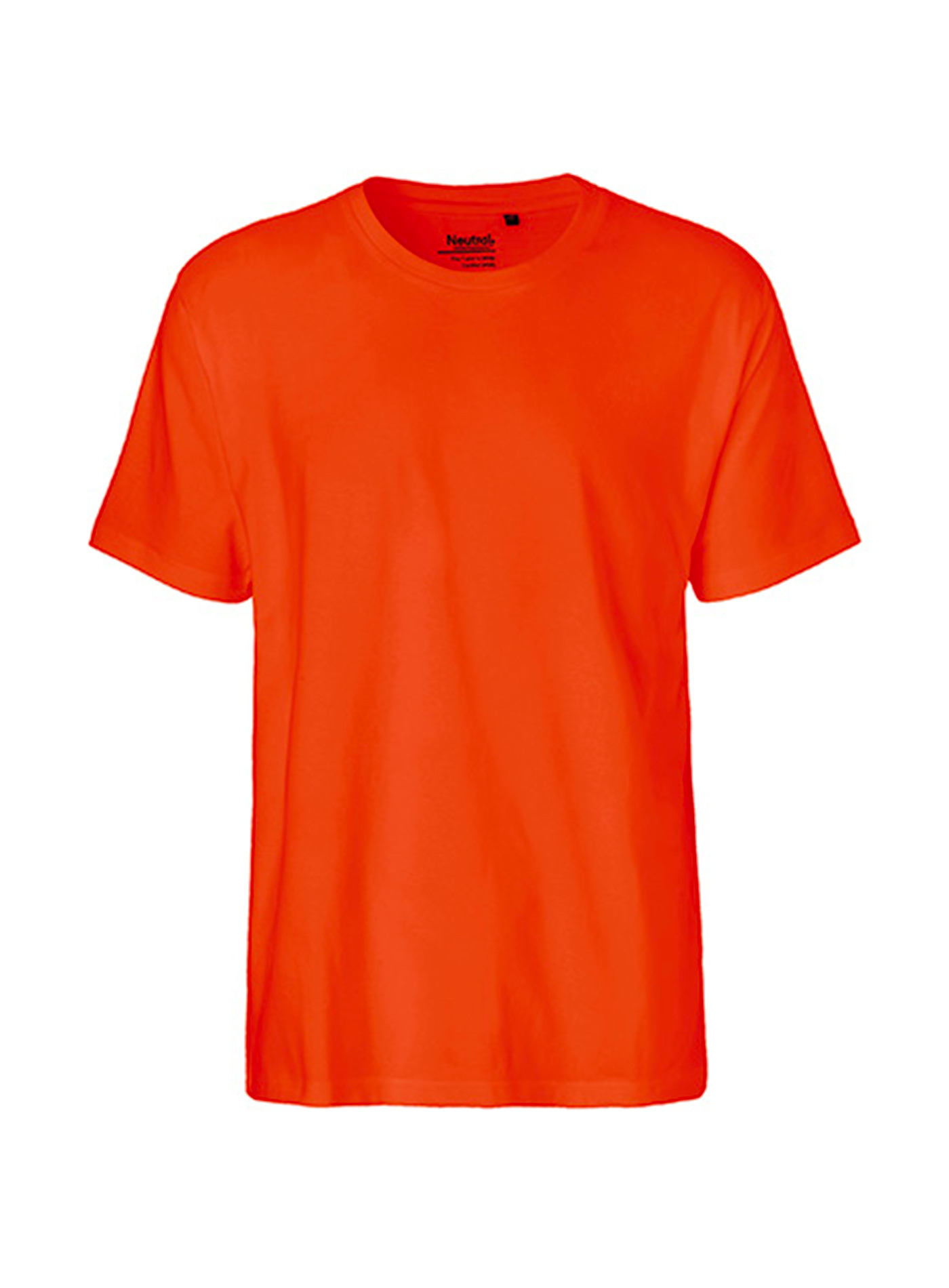 Obrázok Neutral Pánske tričko Classic z organickej Fairtrade bavlny - Oranžová | XXXL