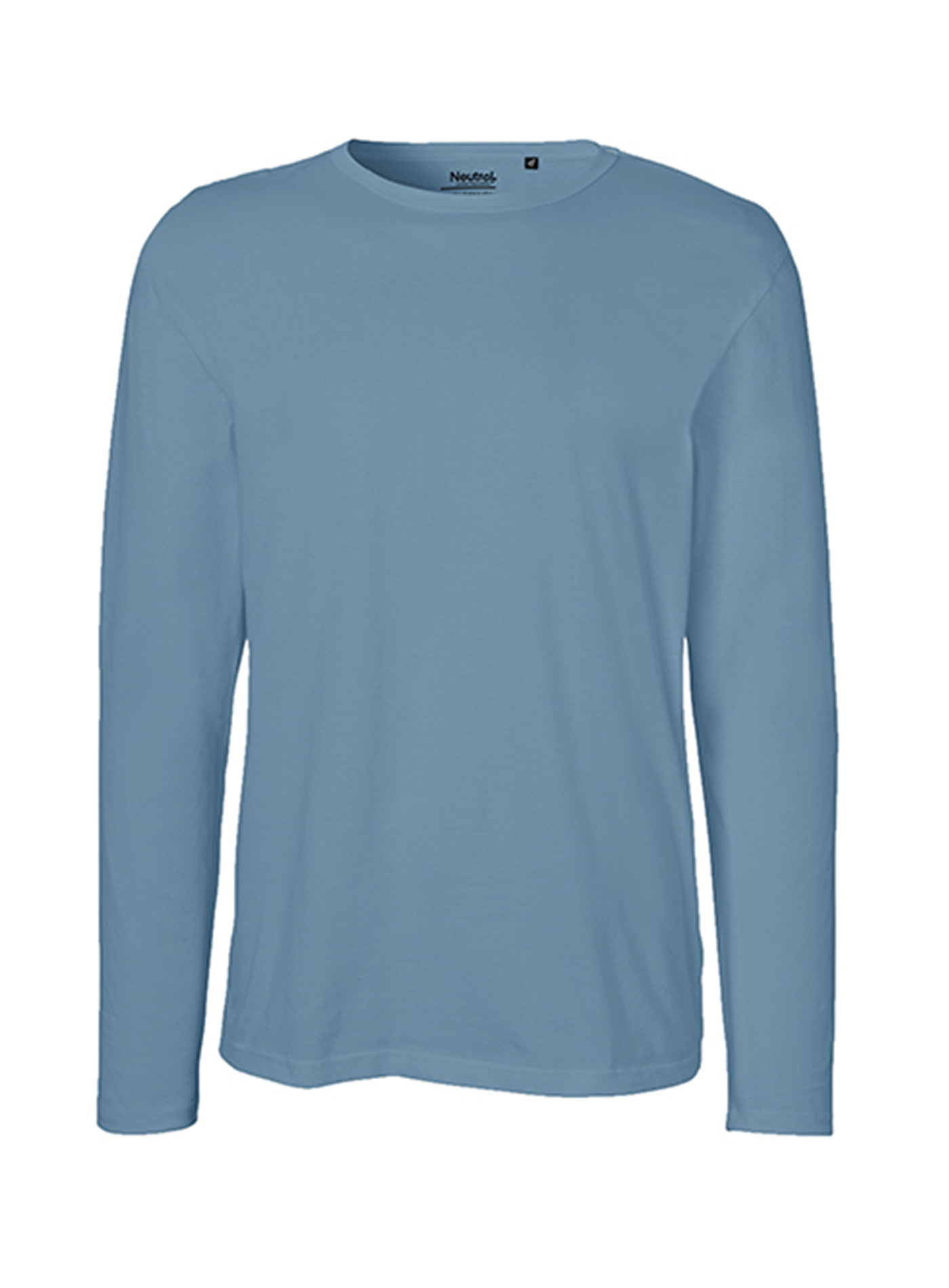 Pánské tričko s dlouhým rukávem Neutral - letecká modrá 3XL