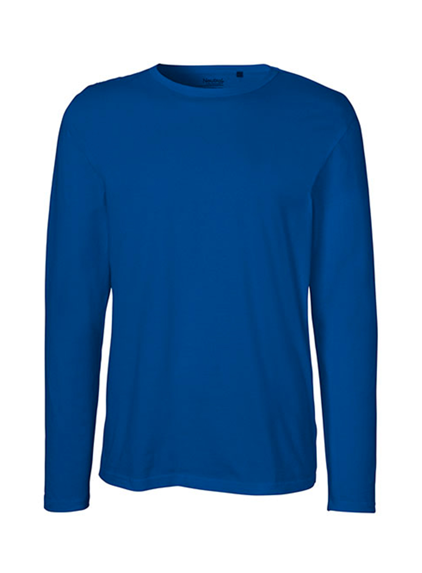 Pánské tričko s dlouhým rukávem Neutral - Královská modrá M