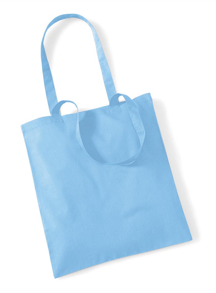 Plátěná taška - Blankytně modrá univerzal