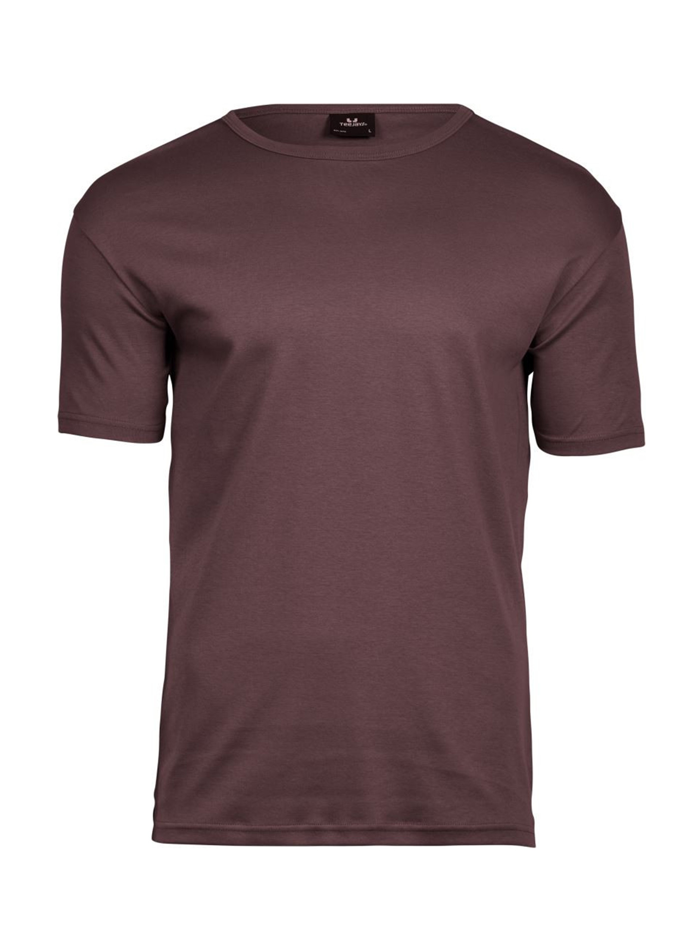 Silné bavlněné tričko Tee Jays Interlock - Hnědočervená M