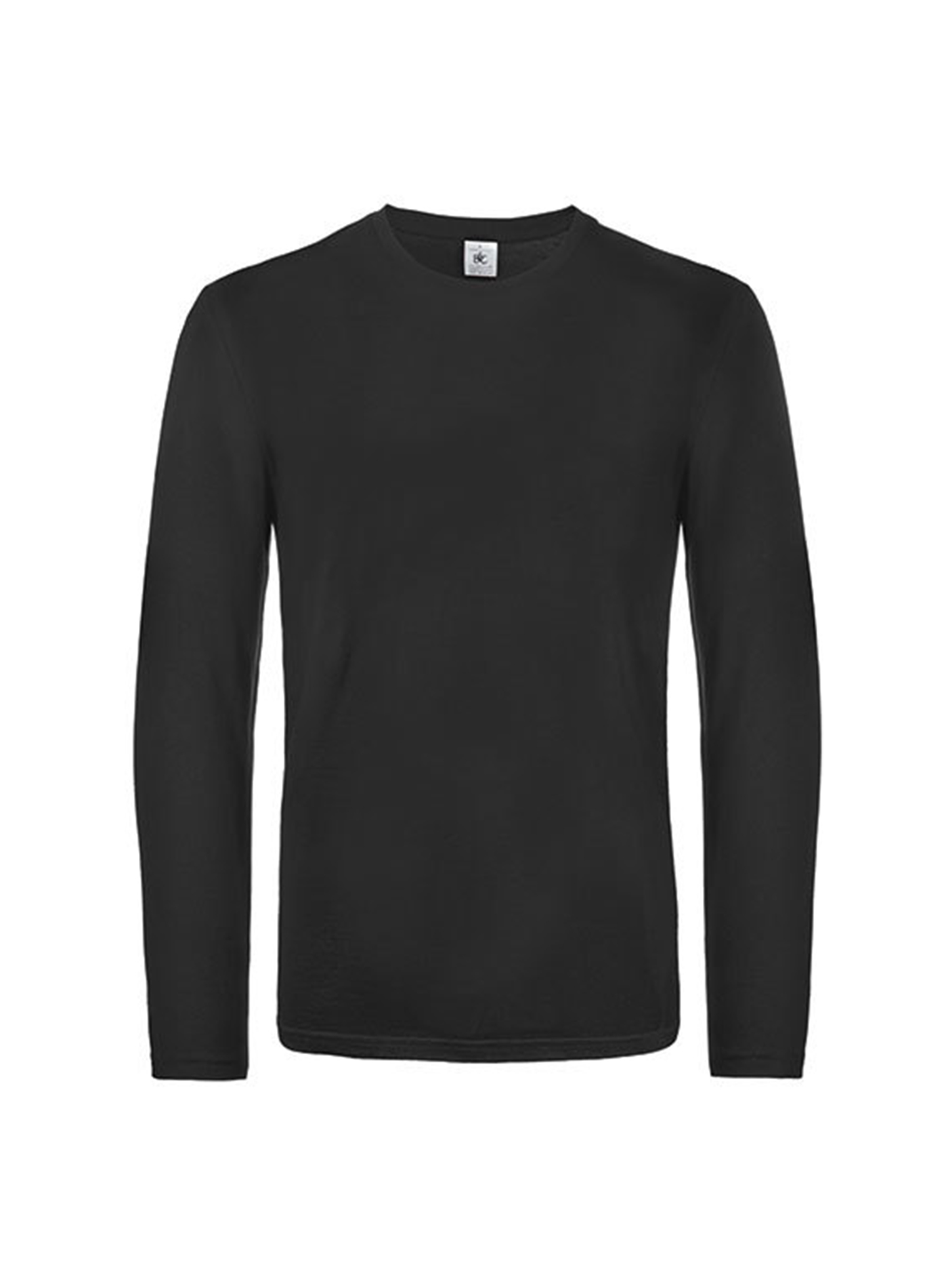 Pánské tričko s dlouhým rukávem B&C Collection - Černá L