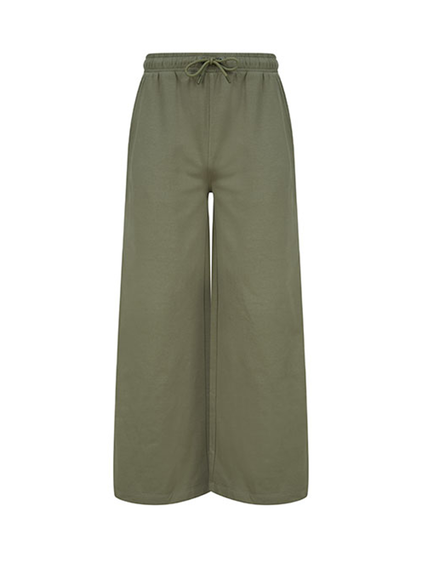 Obrázok Dámske tepláky Sustainable wide leg - Khaki XXL