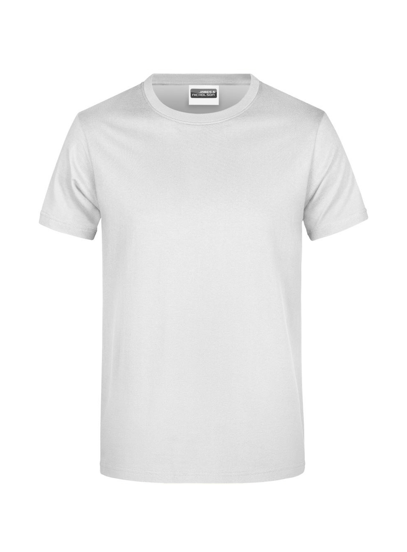 Pánské tričko James & Nicholson Heavy - Bílá 5XL