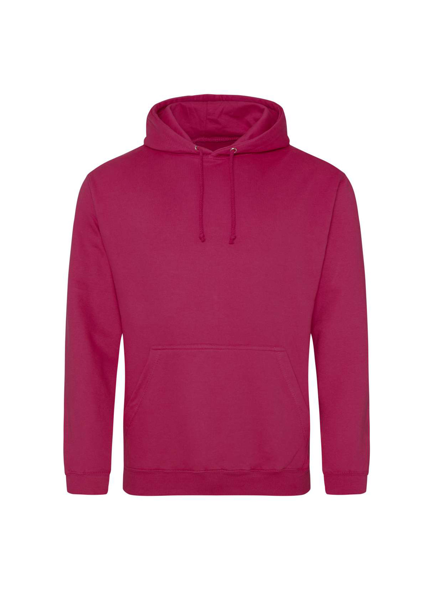 Mikina s kapucí unisex Just Hoods - Tmavě červená M